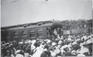 President Roosevelt in Willmar, MN. (KCHS Archives)