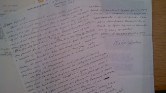 Bill Holm Letter to Robert Bly 1969