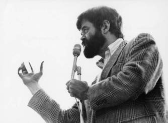 Garrison Keillor, 1979. University of Wisconsin River Falls Archives.