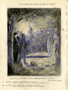 Elijah Evan Edwards - Burial of Lewis Hardy